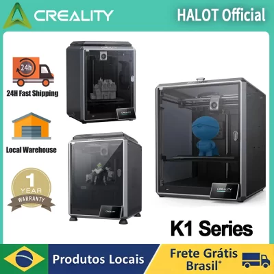 Creality K1 Max / K1 / K1 SE / K1C Impressora 3D 600 mm/s Kit extrusora totalmente metálica de impressão de alta velocidade com nivelamento automático para impressora 3D K1C / K1 SE
