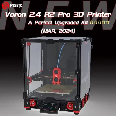 FYSETC-3D Kit de Peças de Impressora, Voron 2.4, R2 Pro, CoreXY com Stealthburner, CNC VORON TAP, Trilho Oco do Eixo X CNC, Tela HDMI5