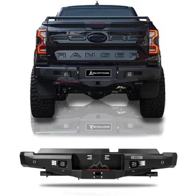 Alta qualidade com led nevoeiro lâmpada manilha ferro amortecedor dianteiro traseiro para ford ranger 2022 2023 xlt t9 px4