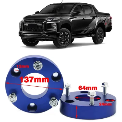 Suspensão dianteira Lift Up Kits para Mitsubishi Triton, Strut de bobina, Espaçadores de amortecedor, Primavera 32mm, L200