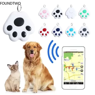 Mini Smart GPS Tracker, Anti-Lost, Impermeável, Bluetooth, Localizador, Tracer para Pet, Cão, Gato, Crianças, Carro, Carteira, Chave, Colarinho Acessórios