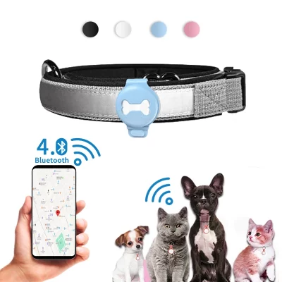 Pet GPS Tracker Localizador Inteligente Cão Marca Pet Detecção Wearable Tracker Bluetooth Para Cat Dog Bird Anti-lost Record Tracking ferramenta