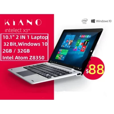 Tablet PC Z8350 X3 com teclado, firmware global, Windows 10, 32Bit Quad Core, 2GB de RAM, 32GB ROM, compatível com HDMI, 2 em 1, 10,1 em