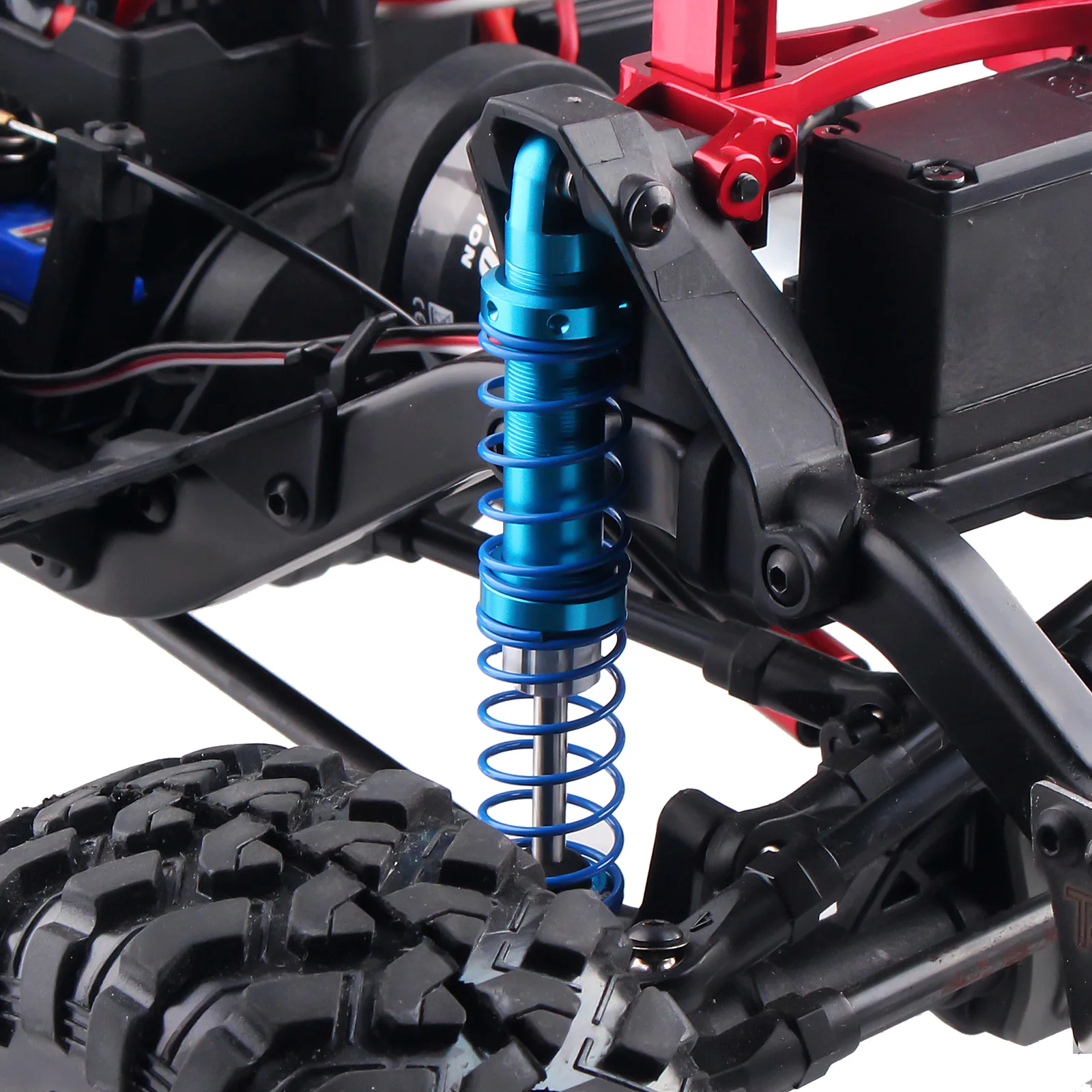 Injora amortecedores de metal 80 90 100 110 120mm amortecedor de óleo para 1/10 rc carro caminhão rastreador axial scx10 trx4 redcat gen8 - Image 5