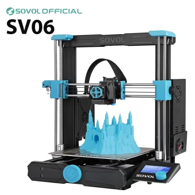 Sovol sv06 impressora 3d todo o metal hotend planetário dupla engrenagem unidade direta 25 pontos nivelamento automático 32 bits placa silenciosa impresora 3d