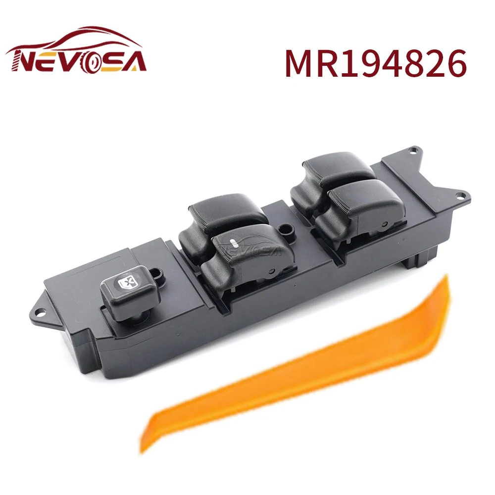 Mestre controle interruptor de janela de poder, botão de controle Lifter para Mitsubishi L200, Triton, Montero, Pajero 2002-2007, MR194826, 14 pinos