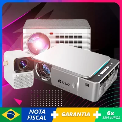 T6 / T55 / Wanbo T6 MAX Projetor 4K 720P/1080PAndroid 9.0 Mini projetor 550ANSI Lumens 2+16G 5G WiFi BT5.0 Voz AI do projetor Cinema em casa Portátil Compatível Mini Projetor Led 1080P Filme Proyector