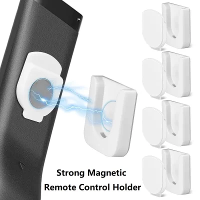 Suporte de controle remoto magnético forte, Wall Mount, TV Wall Hook, Fan Hook, 1 par