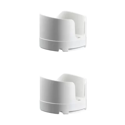 Suporte de parede para tp-link deco m4/e4/p9/s4, 2 pacotes, sistema wi-fi de malha para casa inteira, suporte com gerenciamento de cabos