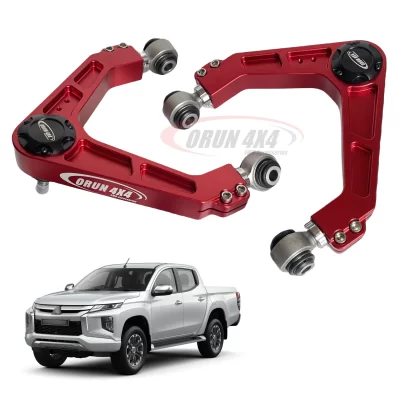 4x4 acessórios braços de controle ajustáveis superiores da liga de alumínio para Triton L200 2006-2023