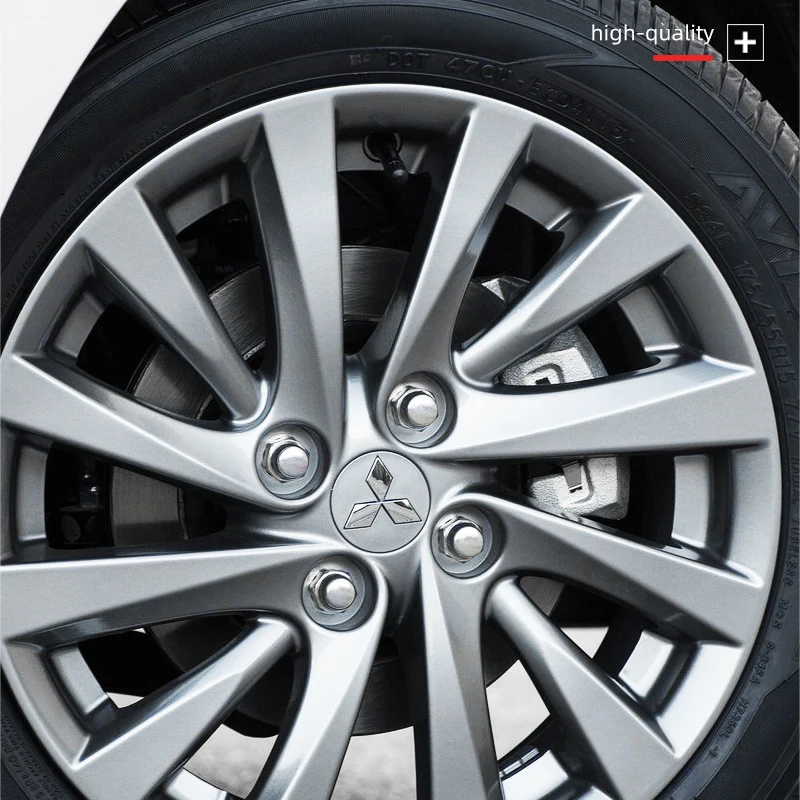 Roda de carro Centro Cap Hub Capa Badge, Auto Acessórios para Mitsubishi, Ralliart, Pajero, L200, Evolution, Evo, ASX, Competição, 60 milímetros, 4pcs - Image 3