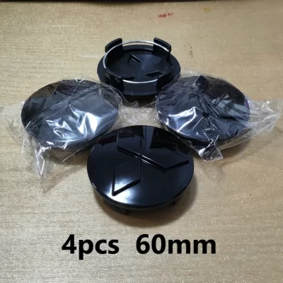 4 pçs 60mm centro da roda do carro hub caps para mitsubishi asx lancer pajero 4 outlander 3 xl l200 ex10 colt pajero hubcap acessórios