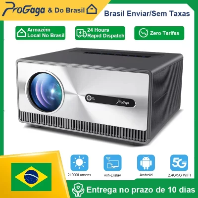 PK DLP Beamer Portátil, PK, DLP, Full HD, Android, Wi-Fi, Foco Automático, Casa Inteligente, Cinema, Exterior, 1080P, PG600W