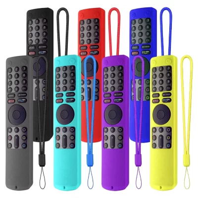 Caso de controle remoto para xiaomi mi 4S tv capa remota protetor proteção à prova de choque silicone com cordão controle titular