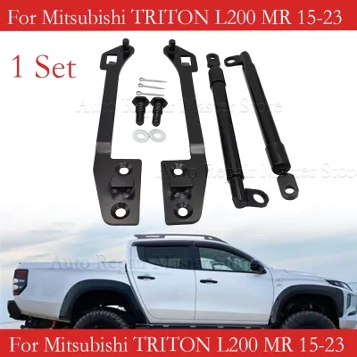 Kit de assistência traseira para Mitsubishi Triton L200 MR 2015-2023, traseira esquerda e direita, elevador de choque a gás, barras de suporte, haste hidráulica, captador