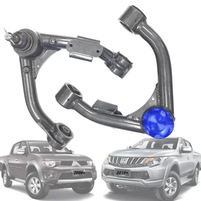 atacadistas 4x4 acessórios de suspensão kit de elevação de braço de controle superior para mitsubishi triton l200 mq 2006 2015 braços de controle