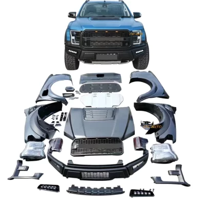 Amortecedor dianteiro do carro facelift ampla conversão bodykit para ford ranger atualização f150 para raptor 2012 2019
