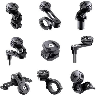 Suporte do telefone móvel haste triplo árvore garfo montagem suporte de embreagem telefone motocicleta espelho navegação telefone guiador suporte