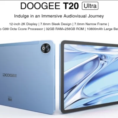 Tablets [navio do Brasil] DOOGEE T20 ULTRA, CPU Helio G99 120Hz 12 polegadas, 12GB RAM, 256GB ROM, tablet de chamada 4G econômico