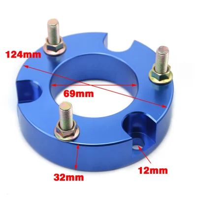 Suspensão dianteira levantar kits espaçadores de bobina strut amortecedor mola levantar 32mm alumínio para toyota hilux vigo acessórios