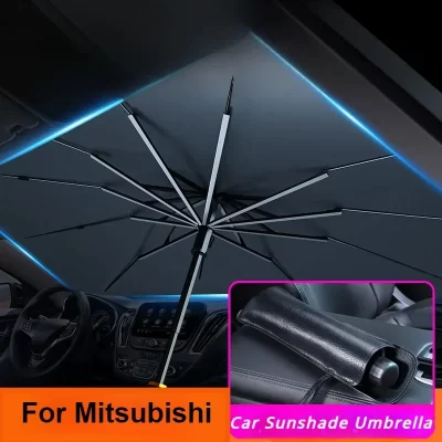 Guarda-chuva do pára-brisa do carro, Front Shading, Mitsubishi Lancer, ASX, Mirage, Pajero, Esporte, Xpander, Atração, L200, Eclipse