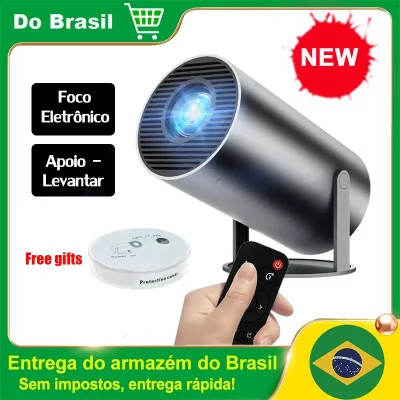 Ditong hy300 plus projetor 4k android 1080p 1280*720p full hd home theater vídeo mini projetor led para filmes versão atualizada