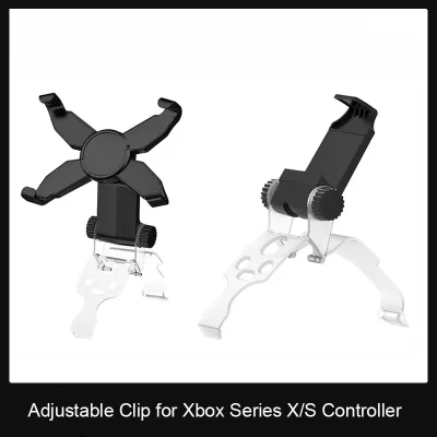 Suporte ajustável da braçadeira do telefone móvel, grampo do jogo para Microsoft Xbox série X, S, controlador sem fio, gamepad, suporte do smartphone