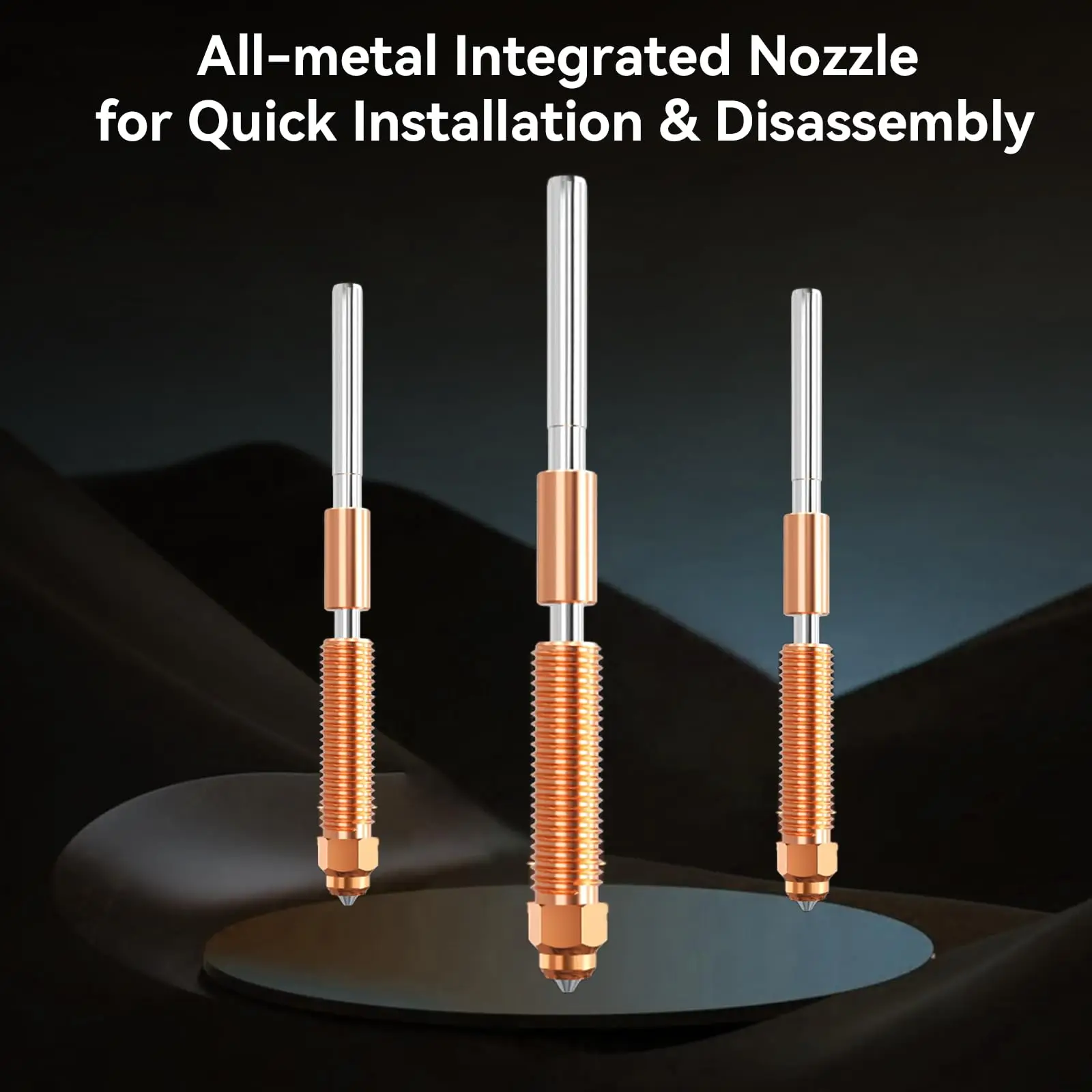 Creality Unicorn Kit de troca rápida de bocais, instalação rápida, impressão de alto fluxo, material atualizado, K1 Max, K1C, Ender-3, V3 - Image 2