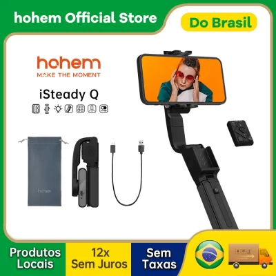 Hohem isconstante q handheld cardan estabilizador telefone selfie vara haste de extensão tripé ajustável com controle remoto para smartphone