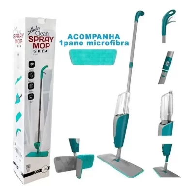 Mop Spray Com Reservatório Refil Microfibra