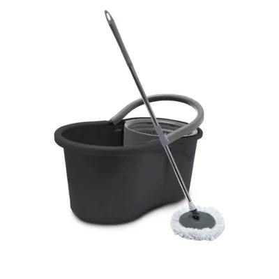 Mop Esfregão Giratório com balde Completo AZUL