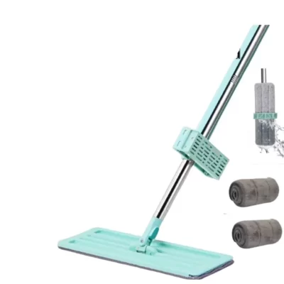 Esfregão Rodo Inteligente 360º Limpa Rápido Super Flexível，Rodo Magico, Mop Flat, Esfregao Limpeza