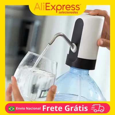 Universal Electric Water Dispenser, Carregamento USB, Beber, Portátil, Garrafa e Jarros De Água Para Casa Utilidade Transporte