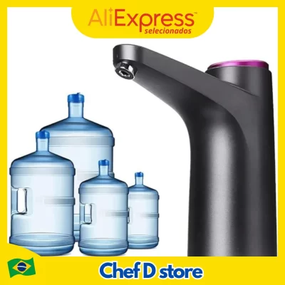Elétrica Água Dispenser Bomba, USB Charge, Portátil, 5 Galão Garrafa com Extensão Mangueira, Ferramentas Barreled Bomba Elétri