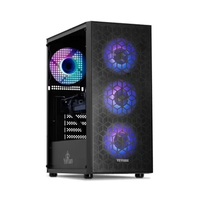 Gaming PC Desktop, Intel Core i5, 12400F, Nvidia RTX 4060, 1TB, SSD NVMe, 16GB, DDR4, 3200, 650W, PSU Gold, Frete Grátis