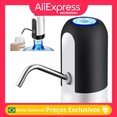 Universal Electric Water Dispenser, Carregamento USB, Beber, Portátil, Garrafa e Jarros De Água Para Casa Utilidade Transporte