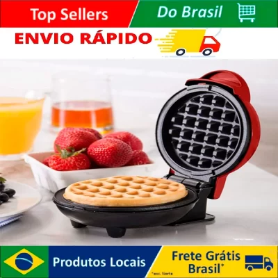 Mini máquina do waffle, 110 V