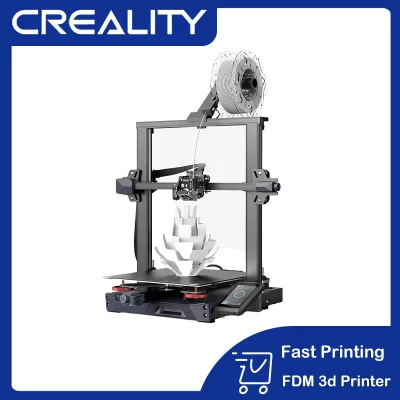 Creality ender 3 s1 plus impressora 3d fdm com cr-touch autonivelamento duplo eixo z 32 bits silencioso sensor de filamento da placa-mãe