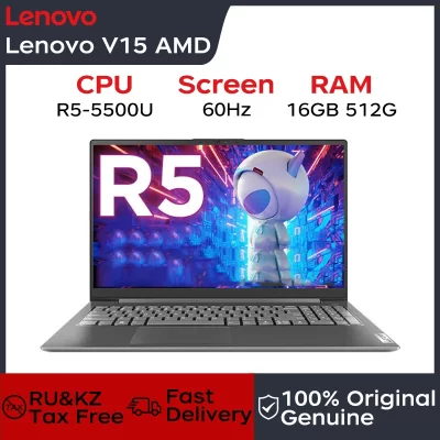 Computador portátil Lenovo V15 G4 AMN 15.6 “AMD Ryzen R5-5500U/R5-7520U/7430U 8G/16G LPDDR5 512G/1TB/2TB SSD para computador portátil