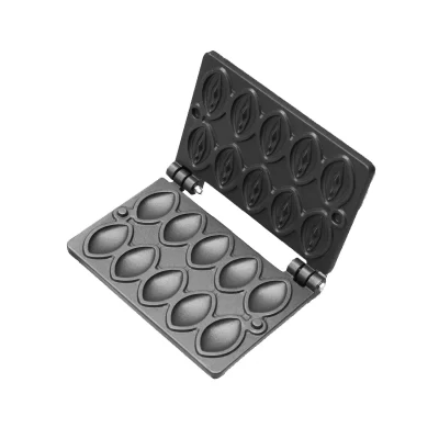 Mini Vagina Forma Waffle Maker, Máquina De Cozimento De Ferro, Molde, 10Pcs