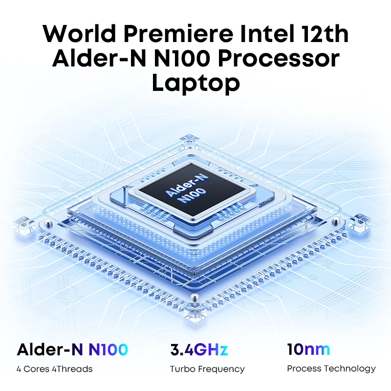 Chuwi gemibook plus laptop 15.6 "gráficos intel n100 para 12a geração 1920*1080p 16gb ram 512gb ssd com ventilador de refrigeração windows 11 - Image 6