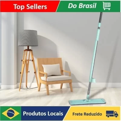 Mágico Mop 360º Limpa Rápido Super Flexível Rodo De Limpeza Mop Esfregão