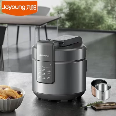 Joyoung-Panela de Pressão Elétrica com 2 Panelas de Forro, Panelas Multifuncionais, Segurança, Arroz, Frango, Sopa, Carne, Novo, 2024