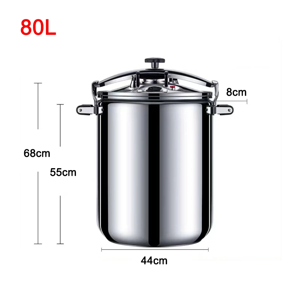 Panela De Pressão De Grande Capacidade Comercial, Stew Pot, Panelas De Cozinha, 80L, 100L, 135L - Image 5