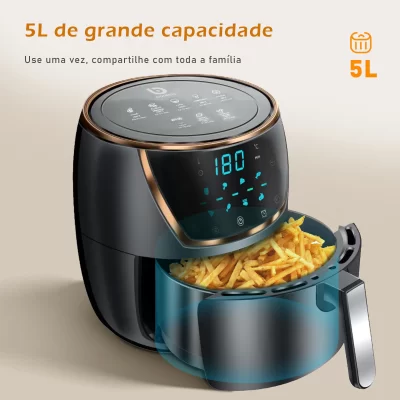 air fryer，airfryer fritadeira frete grátis， eletrica air fryer fritadeira，Fritadeira sem Óleo, Fritadeira de Ar Grande,220V/127v