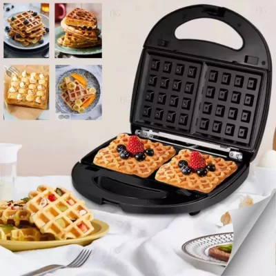 Lanches multifuncionais Waffle e Donuts, 110V, 3 Em, 1