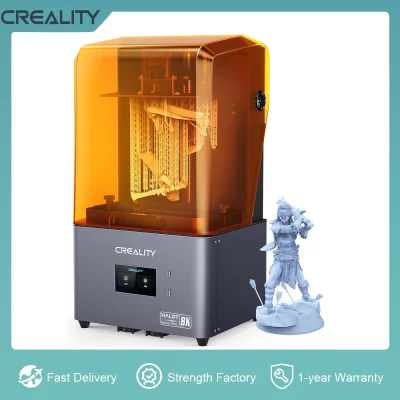 Creality 3D HALOT MAGE Pro Resina 8K Impressora 3D com Bomba de Resina Inteligente Tela Monocromática de 10,3 “velocidade de Impressão de 170 mm/h Windows/Mac