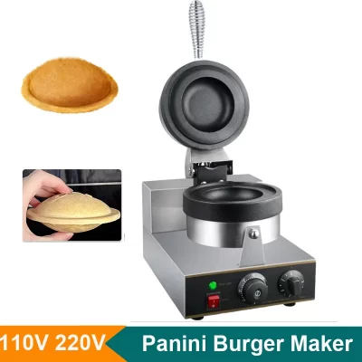 Máquina elétrica de waffle, sorvete, hambúrguer, revestimento de alta qualidade, ufo, grelha, gelato, panini, prensa, máquinas de fazer