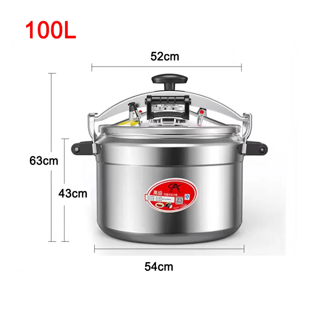 Panela De Pressão De Grande Capacidade Comercial, Stew Pot, Panelas De Cozinha, 80L, 100L, 135L - Image 4