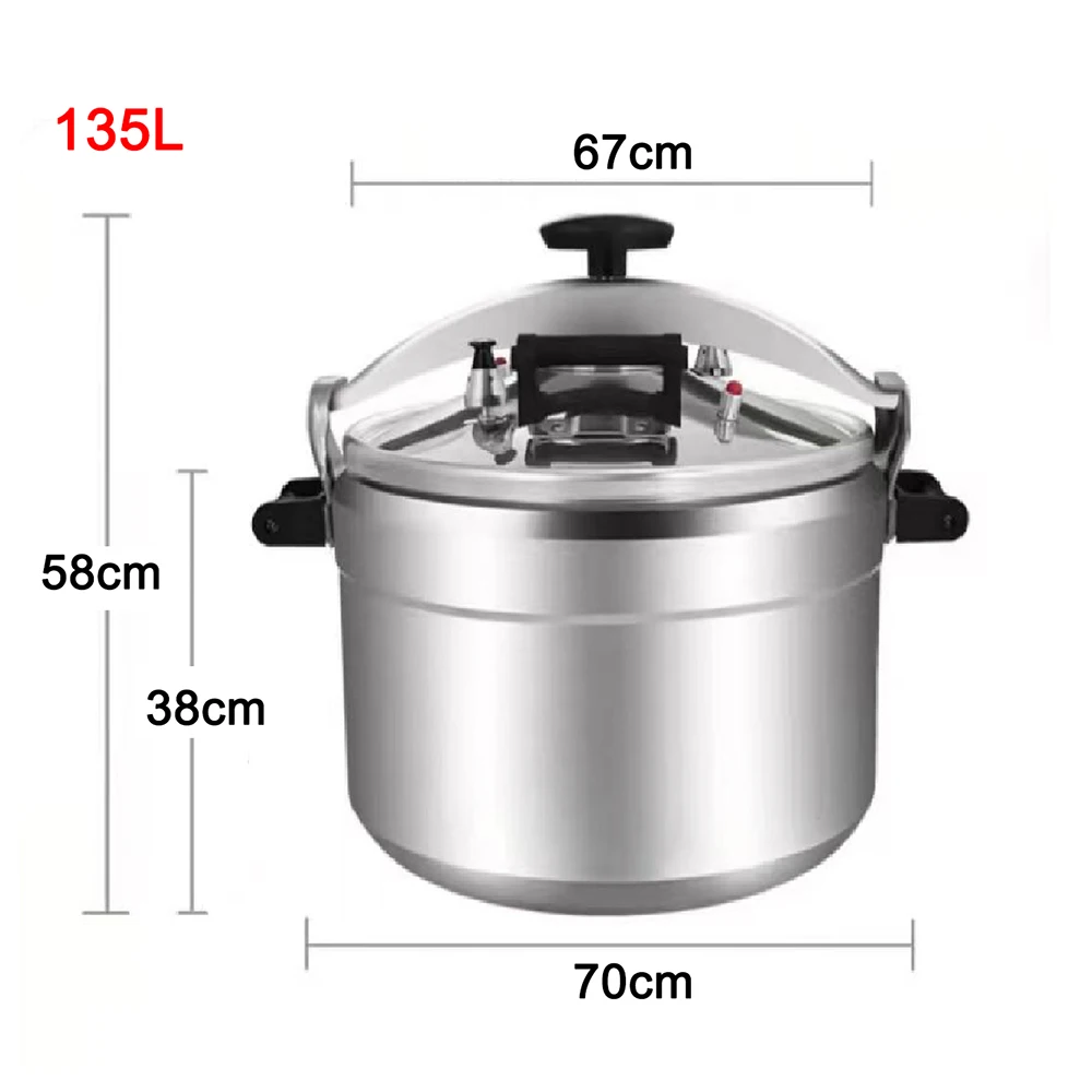 Panela De Pressão De Grande Capacidade Comercial, Stew Pot, Panelas De Cozinha, 80L, 100L, 135L - Image 6